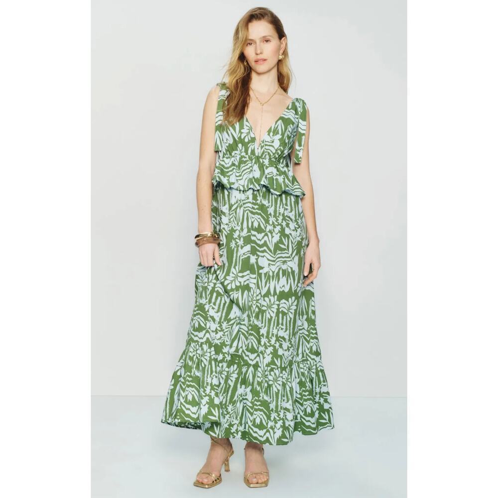 Marie Oliver Whitley Dress in Green Floral